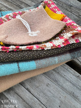 Load image into Gallery viewer, 100% Wool Felt Scrap Bundle - Great for Applique and Crafts - #49