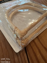 Load image into Gallery viewer, Rattan Purse Handles - Set of 2 - Bamboo Bag Handles - 4 1/2" x 4"