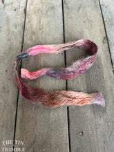 Load image into Gallery viewer, Tubular Yarn #48 / Felting Fiber / Cool Fiber - 18" - Nuno Felting / Wet Felting / Felting Supplies / Textural Fiber / Felting Yarn