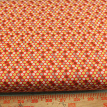 Load image into Gallery viewer, Charleston Farmhouse / B Dotted in Zinnia / Felicity Miller / Free Spirit / 1 Yard / Cotton Fabric / Fabric by Yard / Polka Dot / Quilting