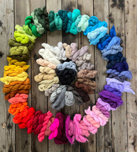 Load image into Gallery viewer, Lilac Merino Wool Roving - 1 oz - Nuno Felting / Wet Felting / Felting Supplies / Hand Felting / Needle Felting / Fiber Supply / Fiber Art