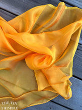 Load image into Gallery viewer, Iridescent Silk Chiffon Fabric by the Yard / Great for Nuno Felting / 54&quot; Wide / Sun Gold
