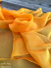 Load image into Gallery viewer, Iridescent Silk Chiffon Fabric by the Yard / Great for Nuno Felting / 54&quot; Wide / Sun Gold
