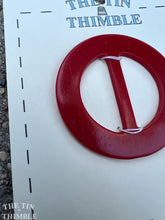 Load image into Gallery viewer, Vintage Belt Buckle - Authentic Vintage Red Plastic Belt Buckle - #25