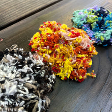 Load image into Gallery viewer, Mixed Pack of Wool Nepps or Nibs for Felting by DHG / 1/4 Oz / Commercially Dyed Textural Fibers for Nuno or Wet Felting
