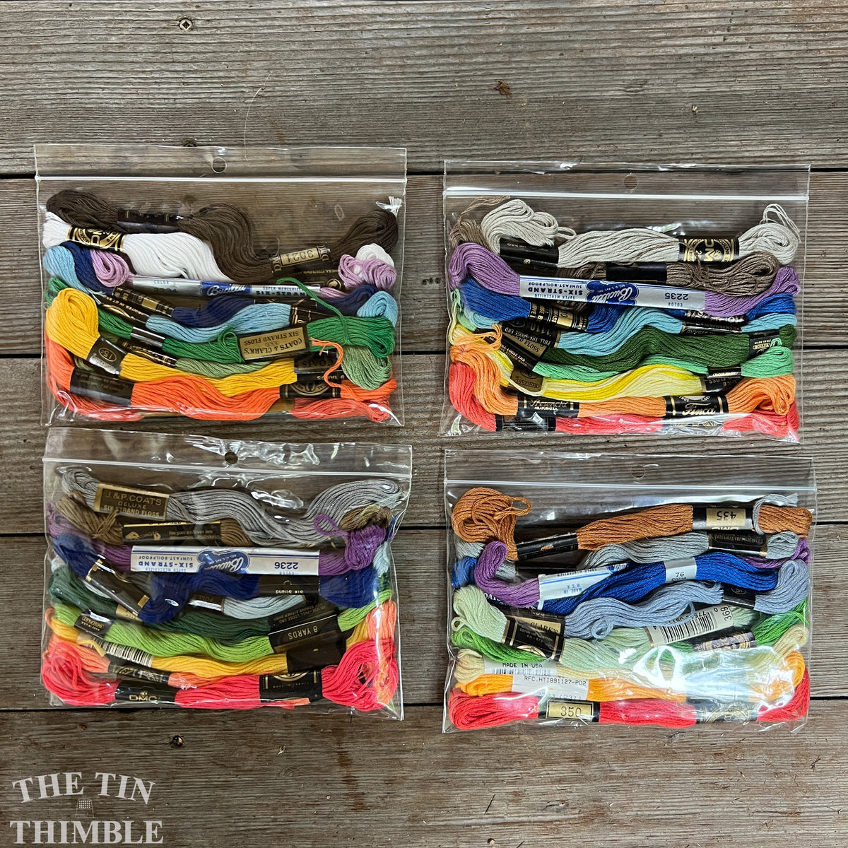 Assorted Packages of Embroidery Floss 100 Cotton Brands will Vary