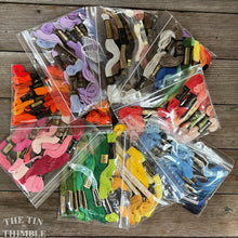 Load image into Gallery viewer, Assorted Packages of Embroidery Floss - 100% Cotton - Brands will Vary - About 9 Skeins per Package