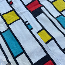 Load image into Gallery viewer, Authentic Vintage Midcentury Piet Mondrian Inspired Curtains - Home Decorator Weight - Fully Lined