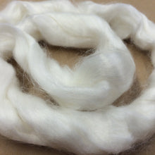 Load image into Gallery viewer, Bamboo Fiber / Viscose Fiber in Natural White - 1/2 Oz - Great for Felting, Weaving, Spinning and Dyeing