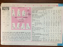 Load image into Gallery viewer, Girl's Culottes Pattern / 1960s / Simplicity 8376 / Jacket Pattern / Vest Pattern / Skirt Pattern / Pantskirt Pattern / Size 4 Bust 23