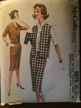 Load image into Gallery viewer, Vintage 1960 McCall&#39;s Misses&#39; One Yard Separates Pattern #5975 Size 13 Bust 33&quot;  Vintage McCall&#39;s Pattern / 60s McCall&#39;s /
