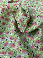 Load image into Gallery viewer, Vintage Floral Flour Sack Plain Weave Cotton - Multiple Yards Available - 34" Wide
