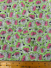Load image into Gallery viewer, Vintage Floral Flour Sack Plain Weave Cotton - Multiple Yards Available - 34" Wide
