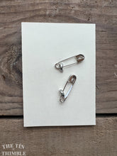 Load image into Gallery viewer, Vintage Norwegian Pewter Buttons - Scandinavian Silver Buttons for Sweaters and Knitwear - Set of 2
