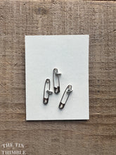 Load image into Gallery viewer, Vintage Norwegian Pewter Buttons - Scandinavian Silver Reindeer Buttons for Sweaters and Knitwear - Set of 2
