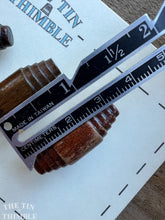 Load image into Gallery viewer, Vintage Wood Toggle Closure - Set of 4 Wood Toggles - 31mm (1 1/4  Inch)
