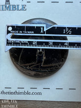 Load image into Gallery viewer, Vintage Wood Sailboat Buttons - Set of 2 Carved Wood Buttons - 43mm (1 3/4 Inch)
