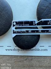 Load image into Gallery viewer, Vintage Basketweave Buttons - Set of 3 Wood Buttons - 45mm (1 3/4 Inch) &amp; 31mm (1 1/4 Inch)
