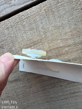 Load image into Gallery viewer, Vintage Mother of Pearl Buttons - 25mm x 20mm - Set of 2 - La Mode Made in Italy
