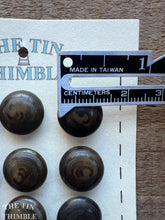Load image into Gallery viewer, Authentic Vintage Tagua Buttons - Card of 9 - 13mm (1/2 Inch)
