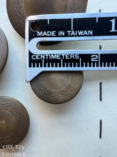 Load image into Gallery viewer, Authentic Vintage Tagua Buttons - Card of 12 - 23mm (1/2 Inch) and 15mm (5/8 Inch) - 1920s Vegetable Ivory
