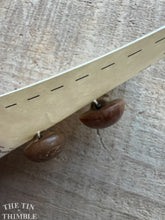 Load image into Gallery viewer, Vintage Carved Wood Buttons - Set of 2 Carved Wood Buttons - 18mm (3/4 Inch)
