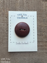 Load image into Gallery viewer, Vintage Carved Wood Button - Black Wood Button - 37mm (1 1/2 Inch)
