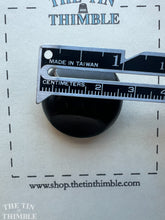 Load image into Gallery viewer, Vintage Black Wood Button - Single Button - 30mm (1 1/16 Inch)
