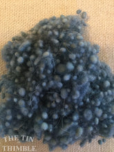 Load image into Gallery viewer, Light Blue Wool Nepps / Hand Dyed / Felting Fiber -1/8Oz- Nuno Felting / Wet Felting / Felting Supplies / Textural Fiber / Felting Texture
