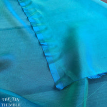 Load image into Gallery viewer, Iridescent Silk Chiffon Fabric by the Yard / Great for Nuno Felting / 54&quot; Wide / Peacock - 1 7/8 Yards CUT
