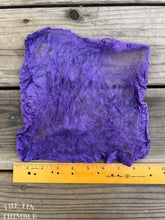 Load image into Gallery viewer, Silk Mulberry Hankies for Spinning or Felting in Florence Purple / 3 Grams / 100% Silk Hankies
