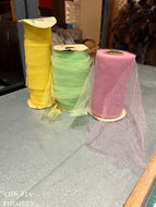 Vintage Netting for Sewing and Crafts - 3 Colors Available - By the Yard