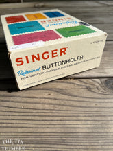 Load image into Gallery viewer, Singer Professional Buttonholer for Slant Needle Zig Zag Machines - 102878 in Mint Condition - 1970s Button Hole Maker
