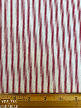 Load image into Gallery viewer, Cotton Ticking Stripe Fabric / 100% Cotton Ticking - 1 Yard - Cotton Fabric / Medium Weight / Classic Ticking Fabric
