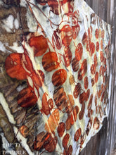 Load image into Gallery viewer, Botanical Printed Fabric by Sharon Mansfield - Eucalyptus Leaves Printed onto 100% Wool Fabric - Colorfast &amp; Washable - 36&quot; x 27&quot;
