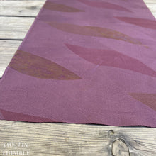 Load image into Gallery viewer, Japanese Kimono Fabric, Authentic Vintage - 14.5&quot; Wide - Plum Colored Silk
