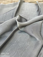 Load image into Gallery viewer, Iridescent Silk Chiffon Fabric by the Piece / Great for Nuno Felting / 54&quot; Wide / Black and White / 6 Momme Count
