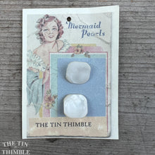 Load image into Gallery viewer, Mother of Pearl Buttons - Card of 2 - 11mm or 5/8 Inch
