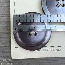 Load image into Gallery viewer, Mother of Pearl Buttons - Card of 2 - 36mm or 1 3/8 Inch
