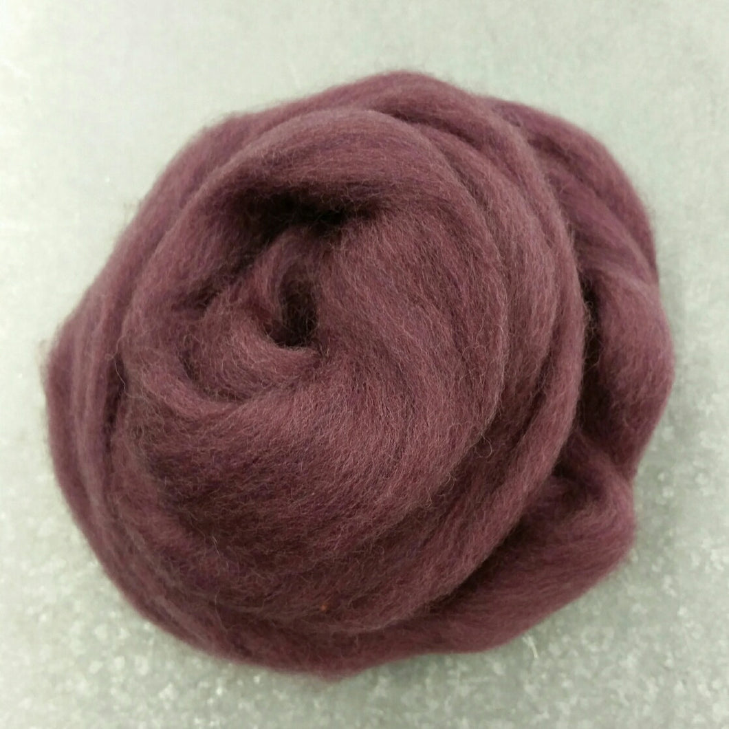 Grape Jelly CORRIEDALE Wool Roving - 1 oz - Nuno Felting / Wet Felting / Felting Supplies / Hand Felting / Needle Felting / Fiber Art