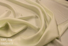 Load image into Gallery viewer, Silk Fabric / China Silk / Habotai / 1 Yard / 100% Silk / Pale Green Silk / Light Green Silk / Silk by Yard / Garment Fabric
