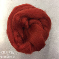 Nutmeg CORRIEDALE Wool Roving - 1 oz - Nuno Felting / Wet Felting / Felting Supplies / Hand Felting / Needle Felting / Fiber Art