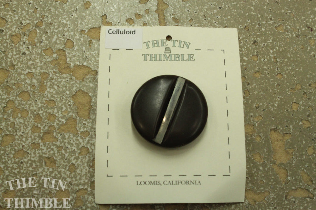 Large Celluloid Button #4 / Vintage Celluloid / 1930s Buttons / 1940s Buttons / Antique Buttons / Vintage Sewing Notions / Celluloid Buttons