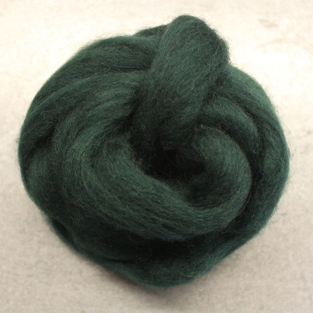 Green Tea CORRIEDALE Wool Roving - 1 oz - Nuno Felting / Wet Felting / Felting Supplies / Hand Felting / Needle Felting / Fiber Art