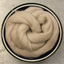 Load image into Gallery viewer, Light Natural Merino Wool Roving - 1 oz - Nuno Felting / Wet Felting / Felting Supplies / Hand Felting / Needle Felting /  Fiber Art
