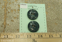 Load image into Gallery viewer, Celluloid Buttons #8  / Vintage Celluloid / 1930s Buttons / 1940s Buttons / Antique Buttons / Vintage Sewing Notions / Celluloid Buttons
