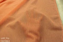 Load image into Gallery viewer, Gauze / Salmon Gauze / Peach Gauze / Orange Gauze -1 Yard - Cotton Gauze / Solid Peach / Gauze Fabric / Orange Gauze
