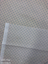 Load image into Gallery viewer, Cotton Fabric / American Country / Blue Polka Dot / Lecien - 1 Yard - Cotton Fabric / Made in Japan / Country Print Fabric / Blue Off White
