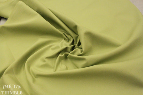 100% Cotton Canvas Fabric in Apple Green - 1 1/2 Yards - Medium Weight Canvas Fabric for Clothing, Housewares, Quilts and More