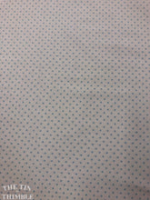 Load image into Gallery viewer, Cotton Fabric / American Country / Blue Polka Dot / Lecien - 1 Yard - Cotton Fabric / Made in Japan / Country Print Fabric / Blue Off White
